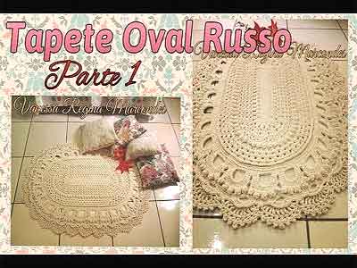 Tapete Oval Russo