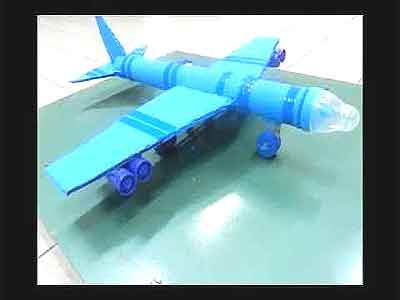 Avião azul