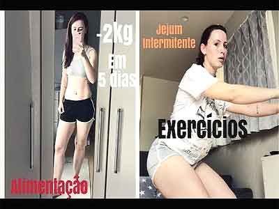 Jejum + Dieta + Exerc�cios