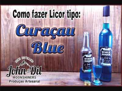 Licor de Curaau Blue