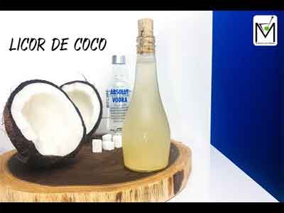 Licor de Coco com vodka