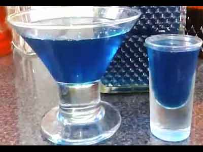Licor de Cura�ao Azul