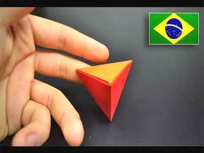 Tetraedro em 3D
