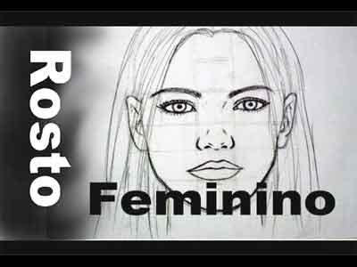 COMO DESENHAR ROSTO FEMININO 