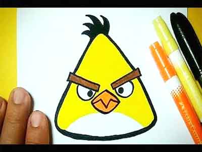 Pssaro amarelo Angry Birds