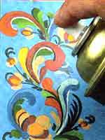 Banquinho Rosemaling: foto 13