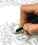 Banquinho Rosemaling: foto 6