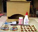 porta fraldas: Materiais