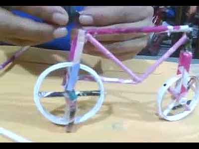 Bicicleta de papel