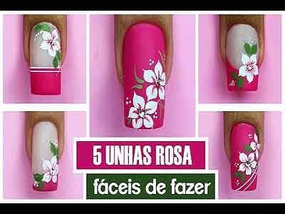 5 Bases Rosas com Flores